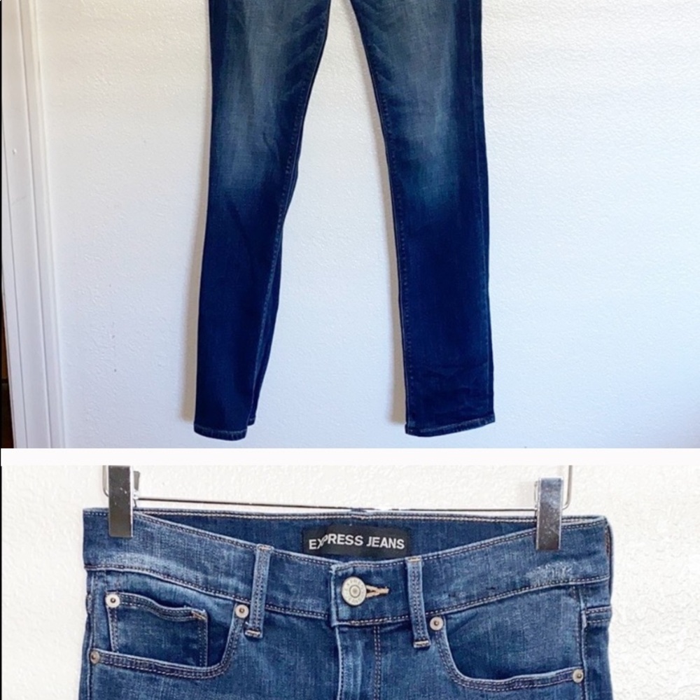 Express Performance Stretch Skinny Midrise Jeans